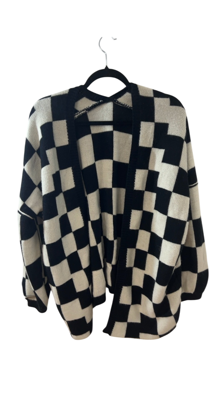 SHEIN Cardigan OXL Black and White