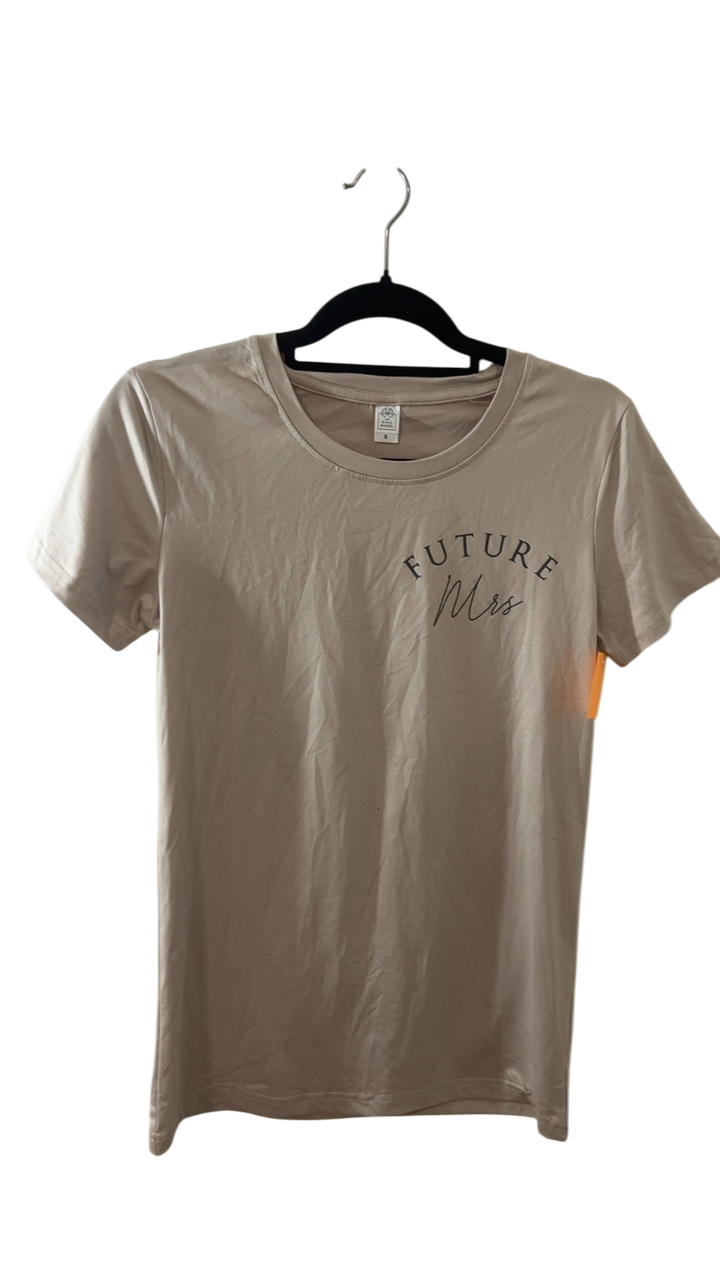Boutique T-Shirt Small Beige MRS.