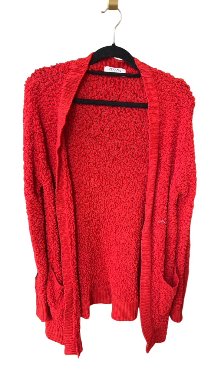 ZENANA Sweater Large Red