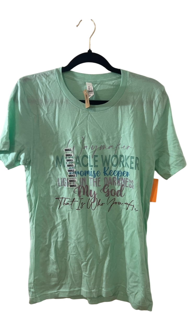Boutique T-Shirt Small Mint green