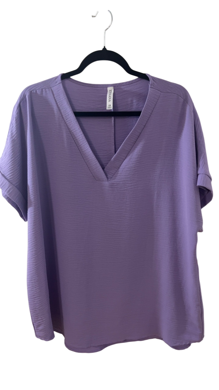 Zenana T-Shirt 1XL Lavender