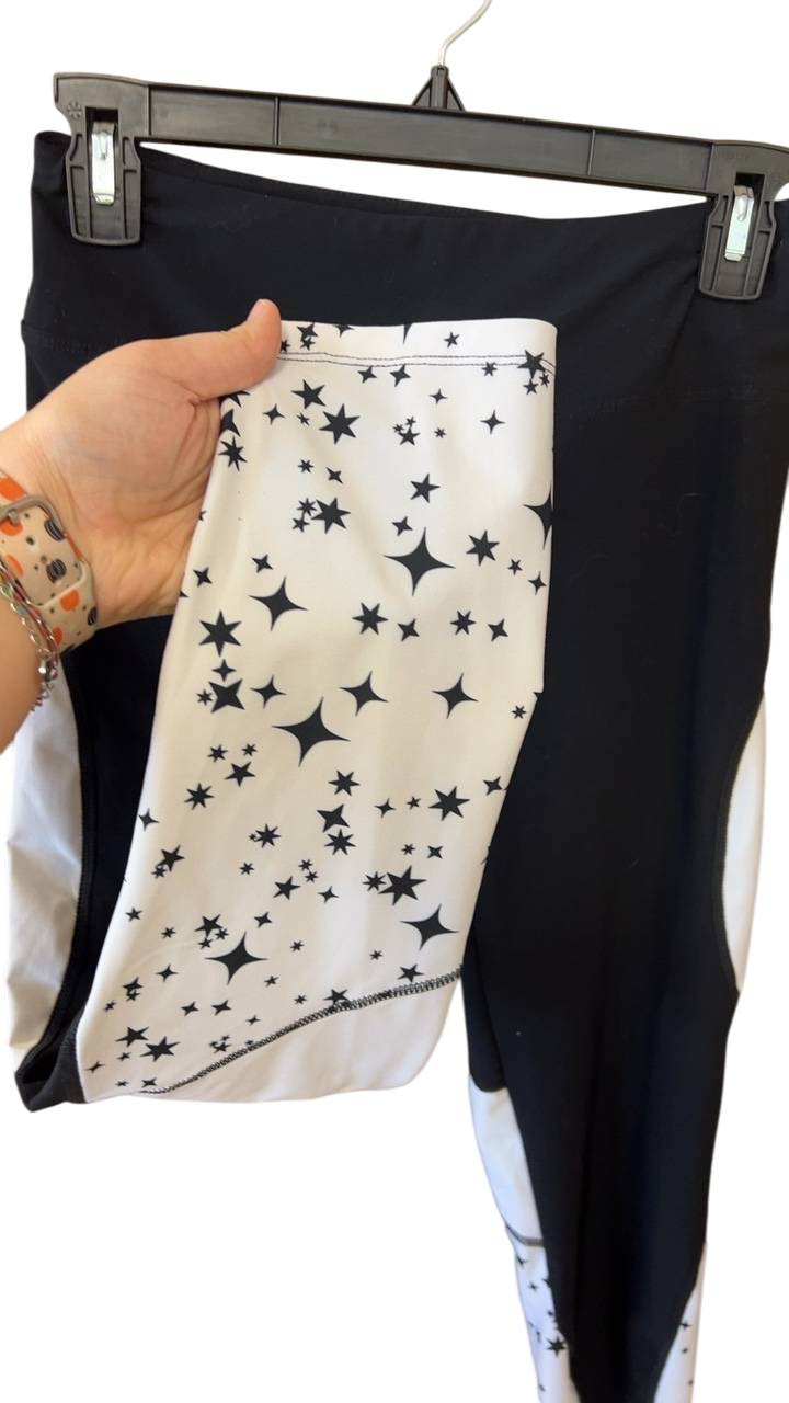 Tj Maxx Leggings Small Black and White