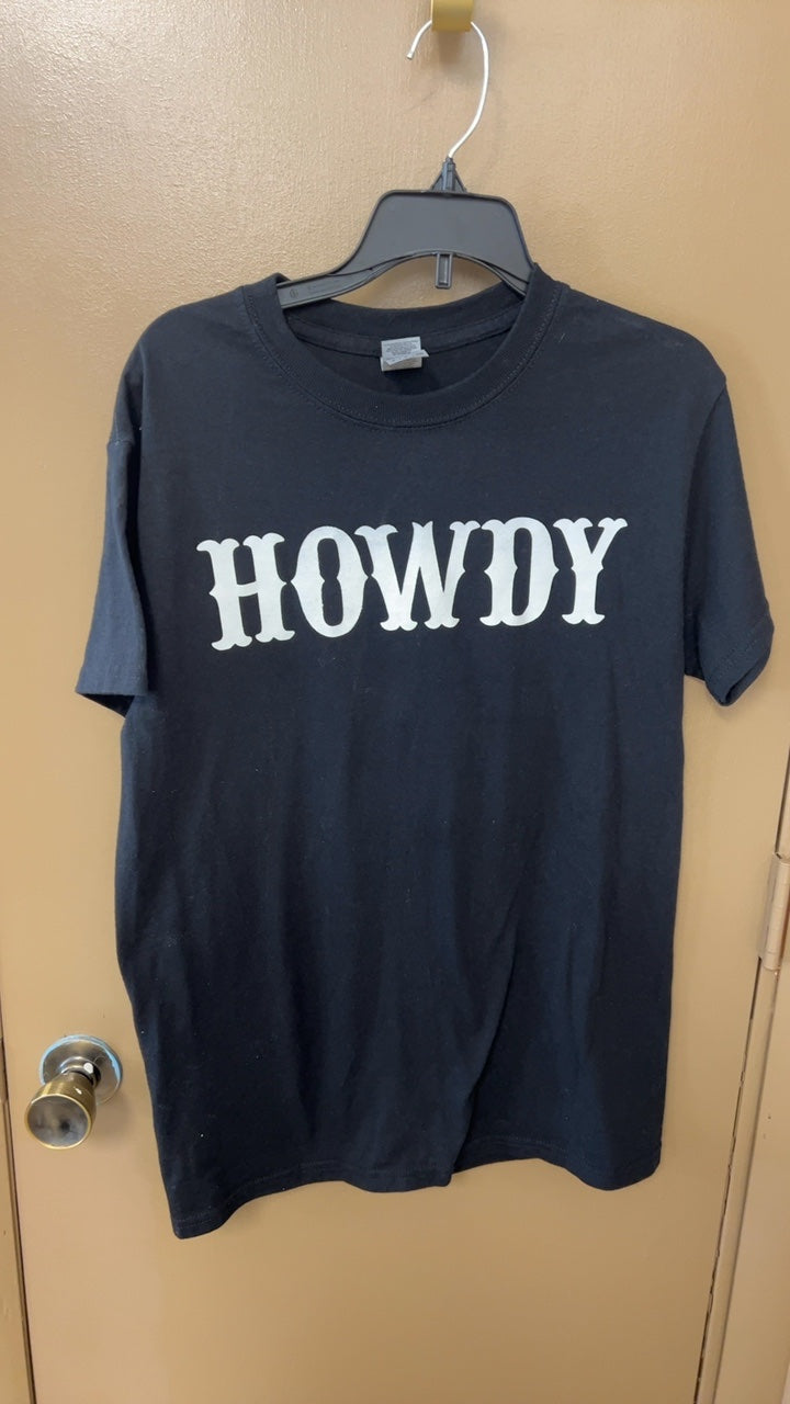 T-Shirt Small Black HOWDY