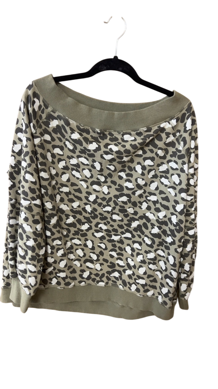 Sweatshirt Large Multicolor (Olive, Black, White)