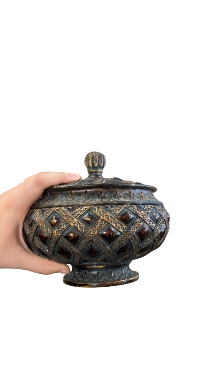 Decorative Object Dark Brown