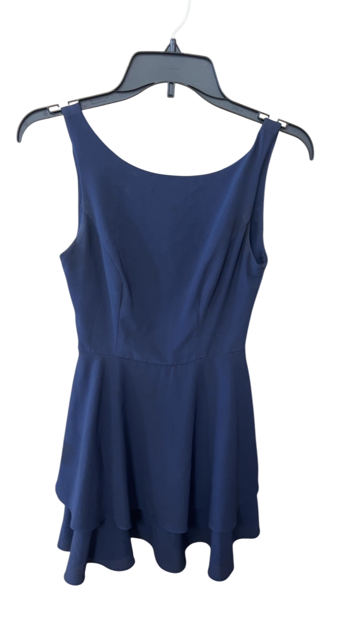 Dillard’s Dress Small 3/4 Navy Blue