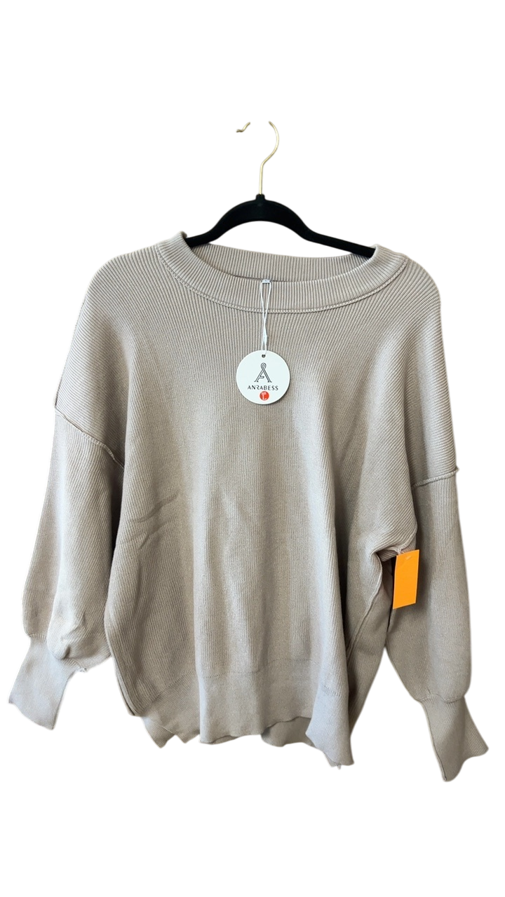ANRBESS Sweater Large Beige