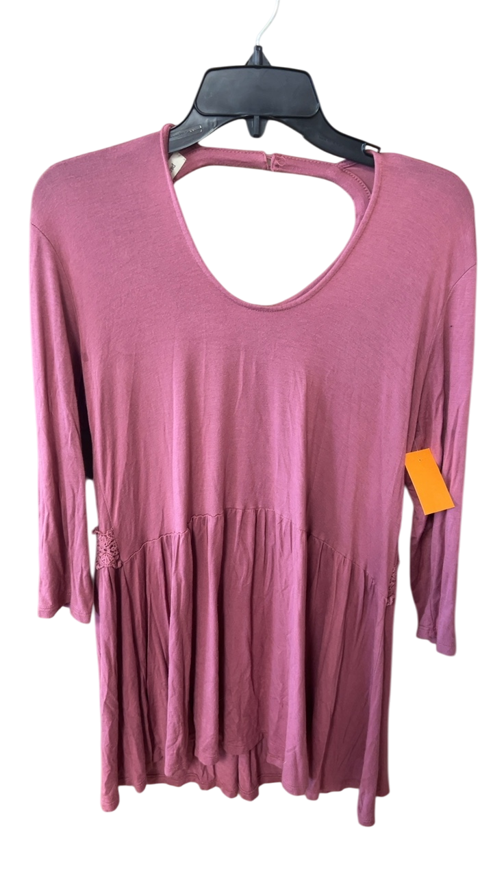Unknown Tunic Top Large Pink