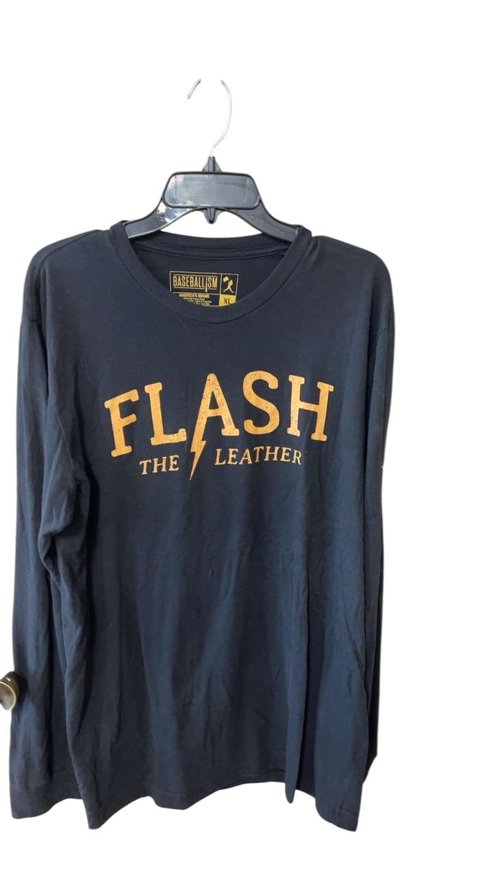 MENS Baseball Tee XL Black