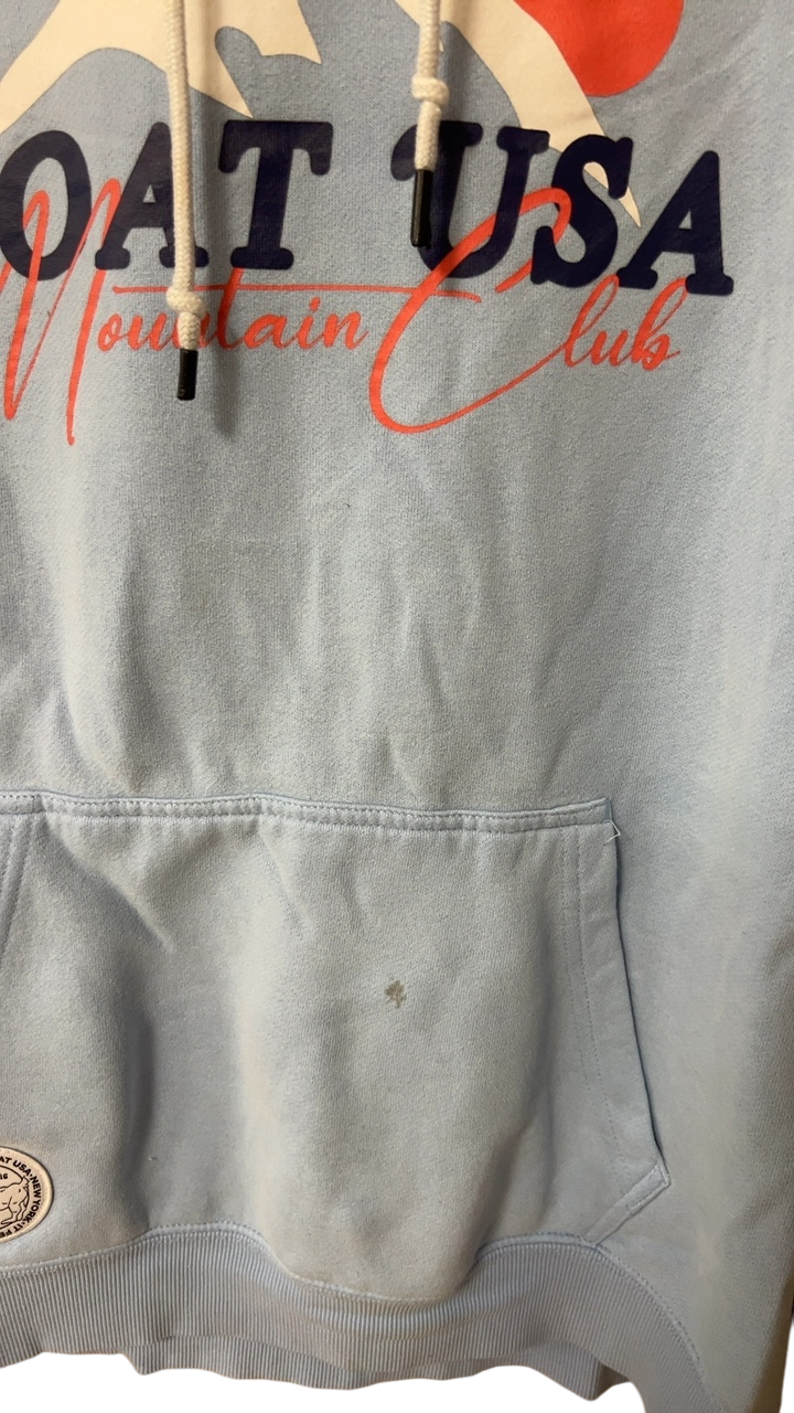 GOAT USA Hoodie XL Light Gray