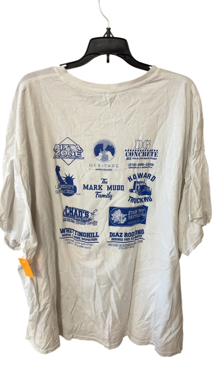 Bears T-Shirt 4XL White