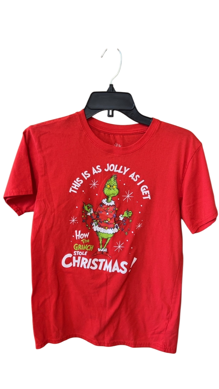 Grinch T-Shirt Medium Red