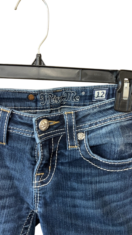 YOUTH Miss Me Pants 12 Dark blue