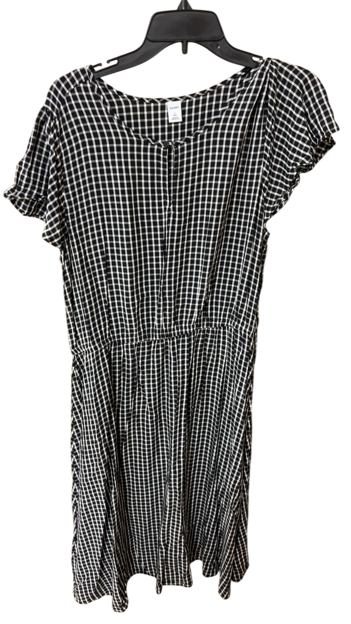 Old Navy Dress Large Black and White