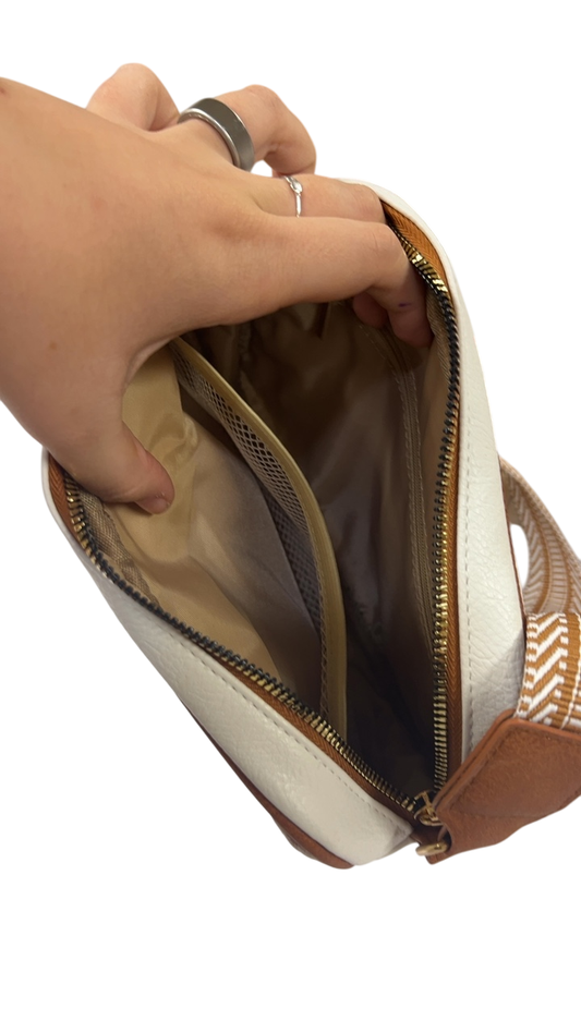 Bag White and Brown
