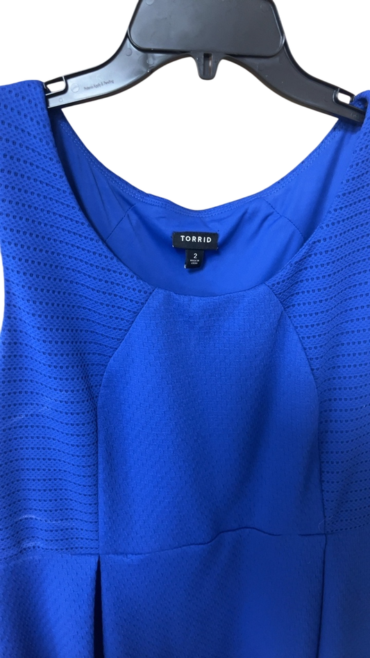 TORRID Dress 2XL Blue