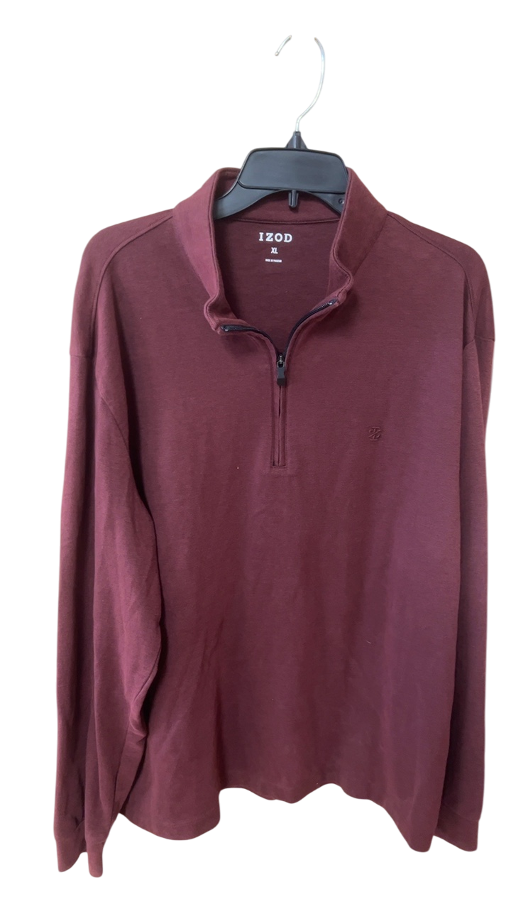 IZOD Sweatshirt MENS XL Burgundy