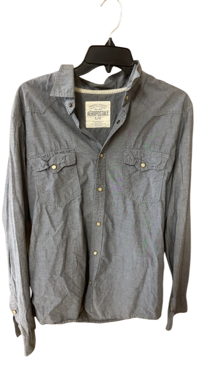 Aeropostale Shirt MENS Large Gray