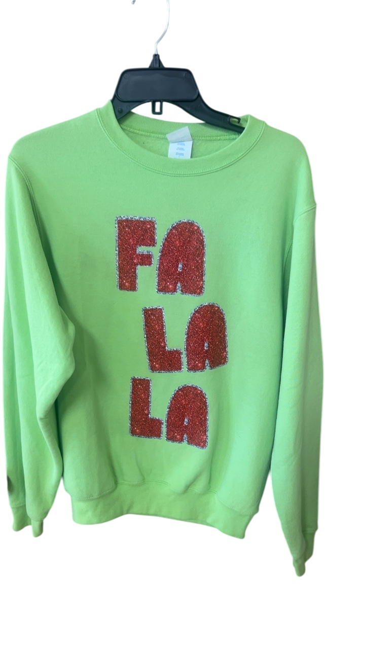 Sweatshirt Small Neon Green