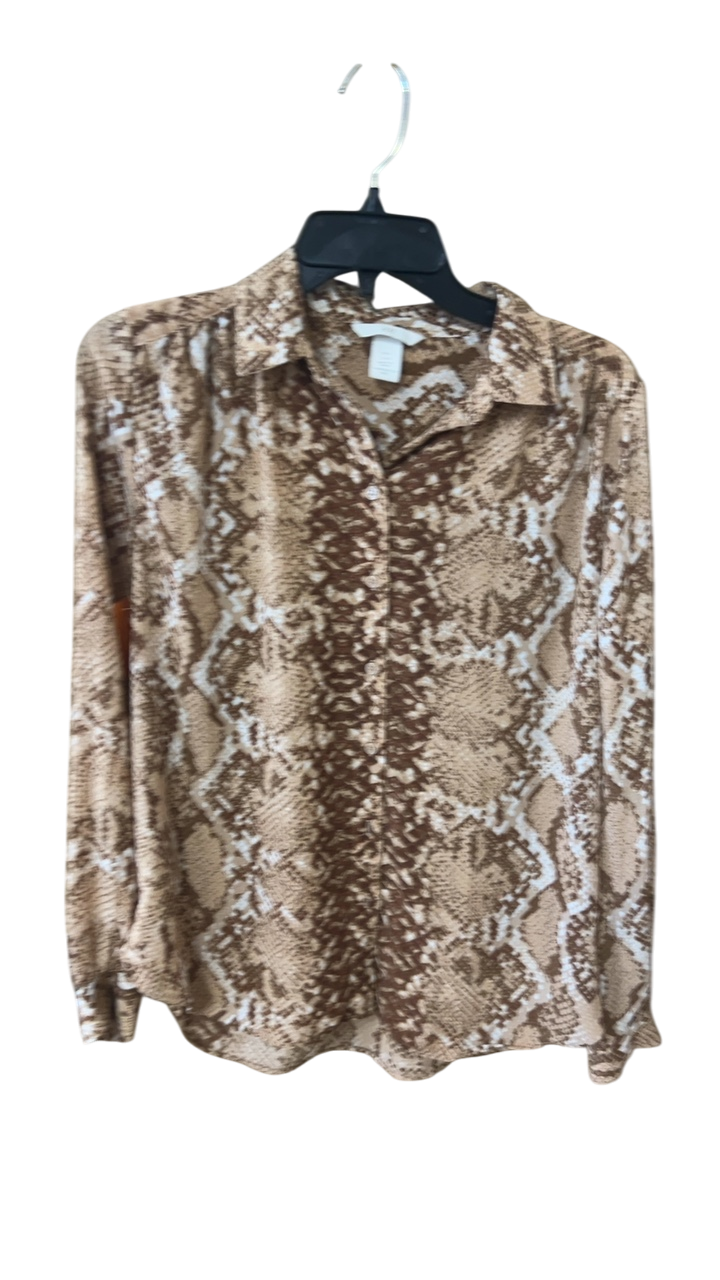 H&M Shirt 6 Beige and Brown