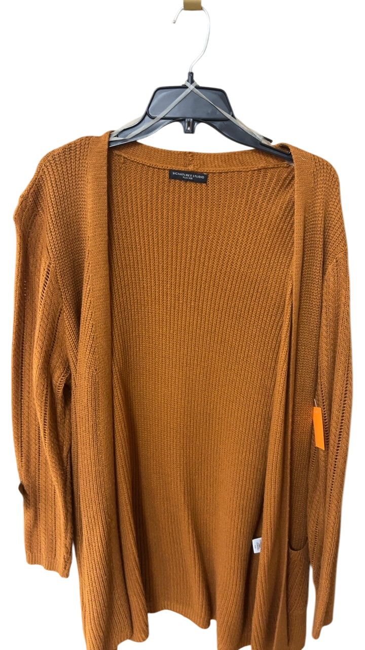 Signature Studio Cardigan Plus Brown