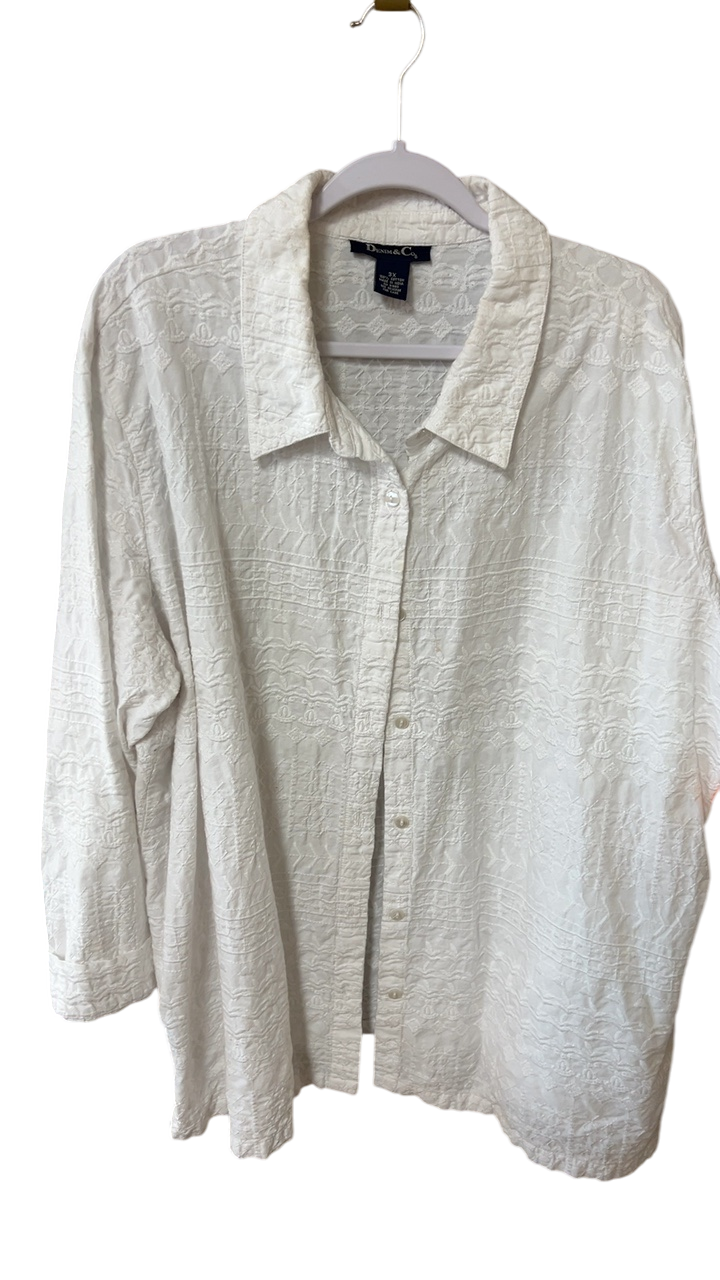 D&Co Shirt 3X White