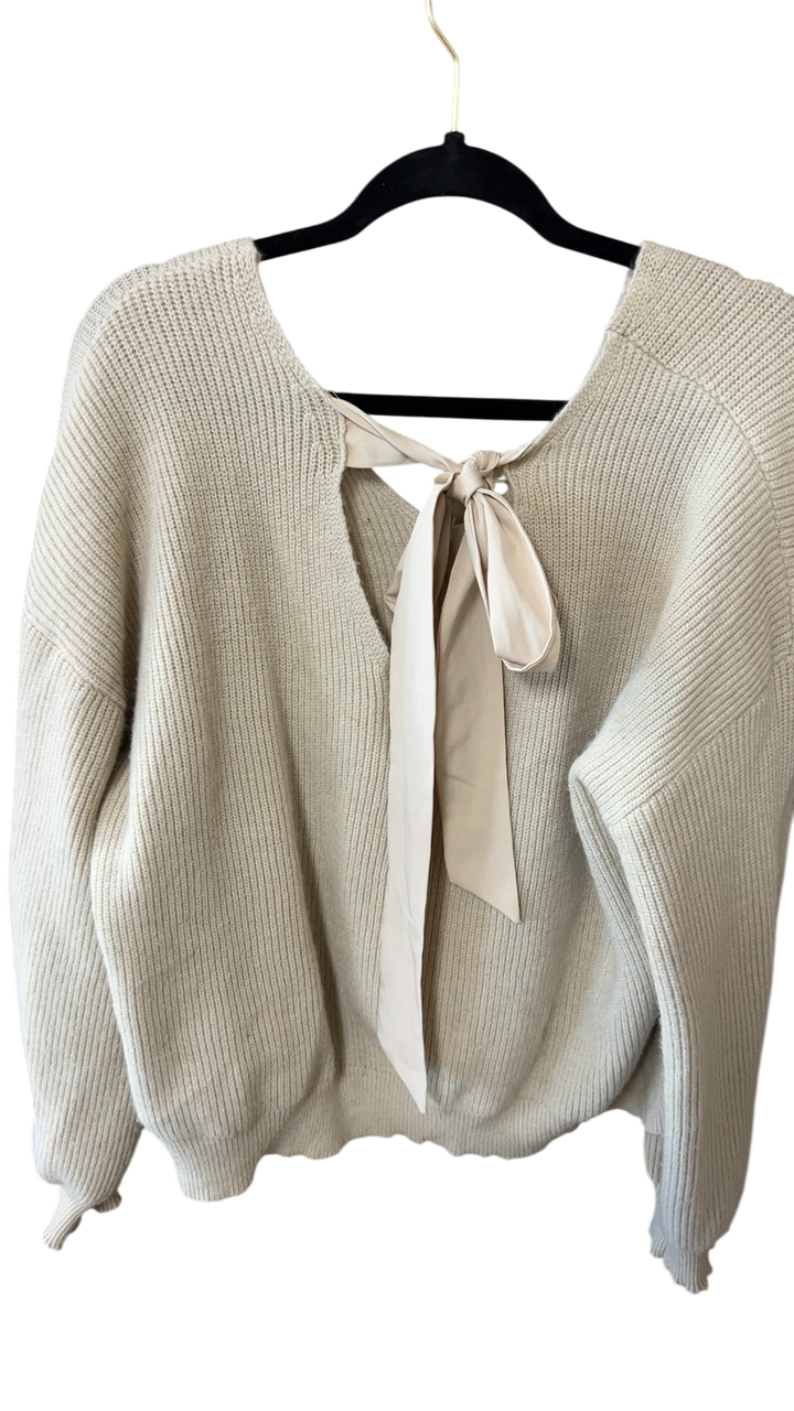 Sweater Large Beige