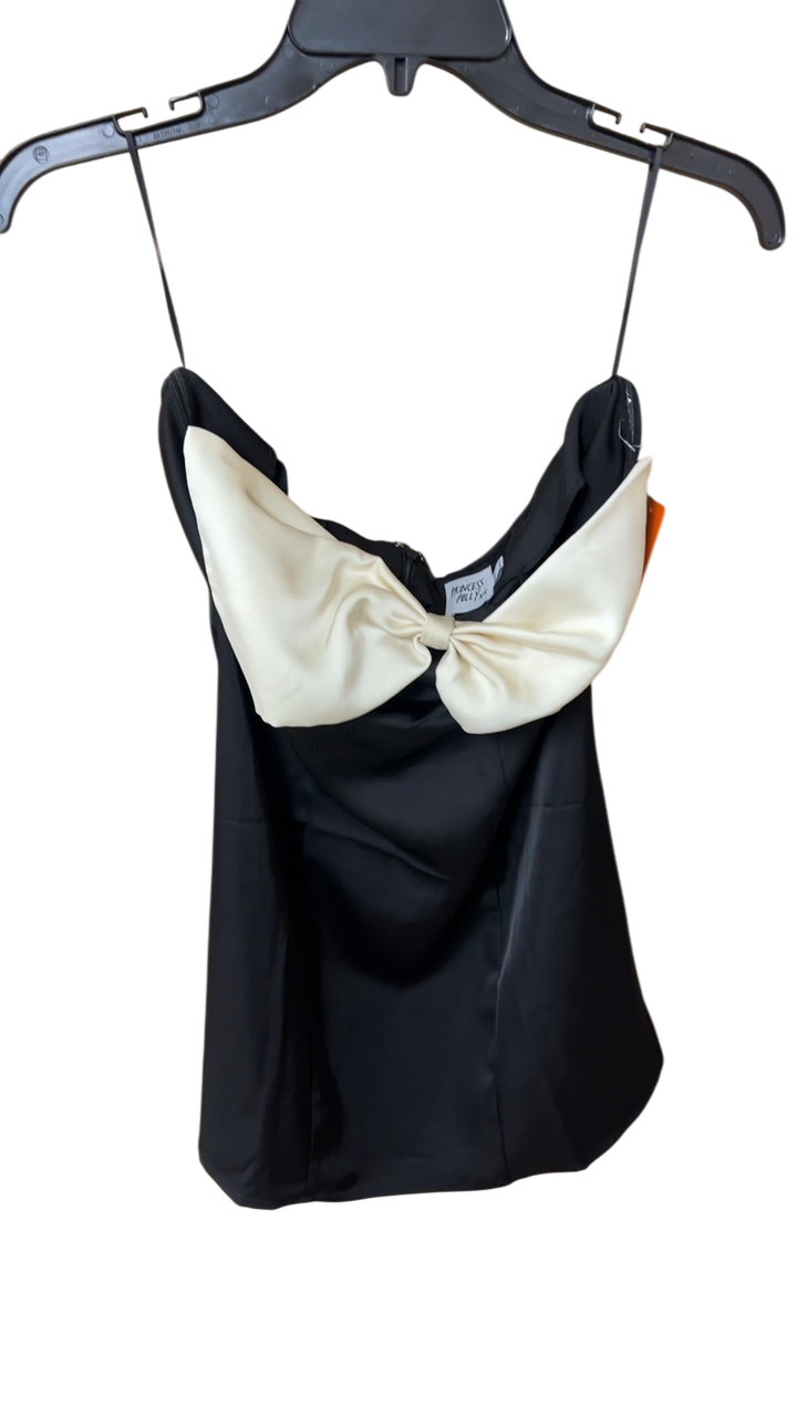 Princess Polly Dress 6 Black and Cream
