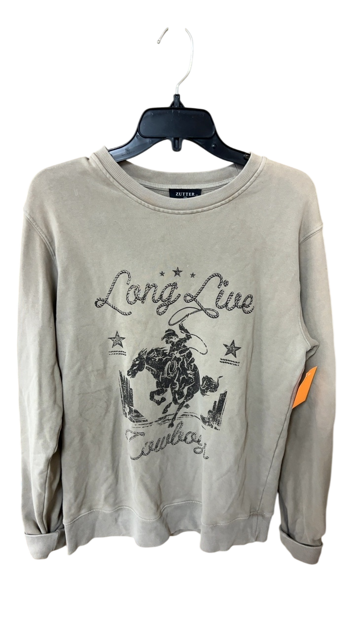 ZUTTER Sweatshirt Small Beige