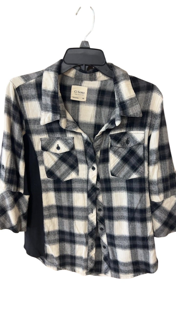 Ci Sono Shirt XL Black and White