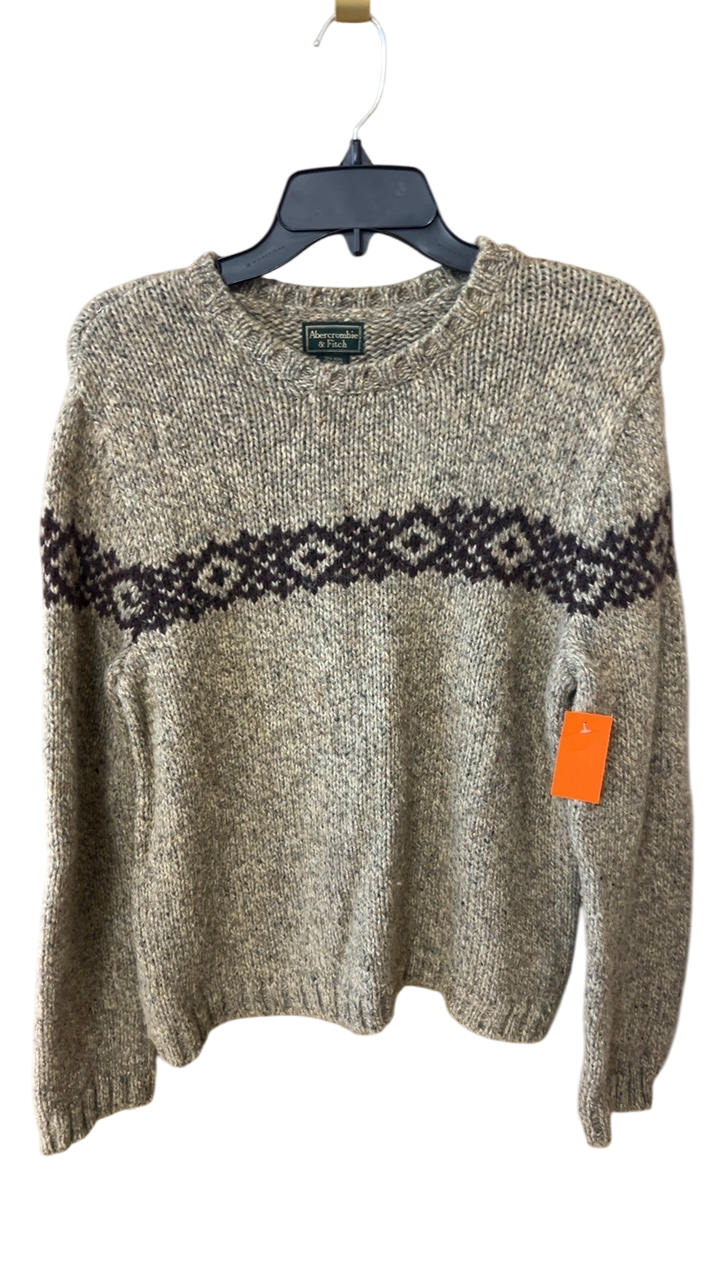 Abercrombie & Fitch Sweater Large Beige