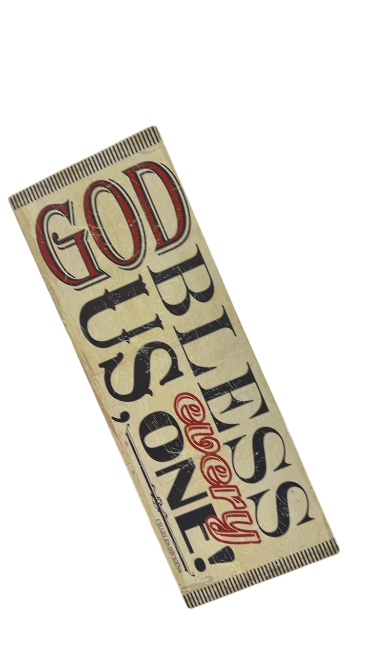 Decorative Art GOD Beige with black and red text