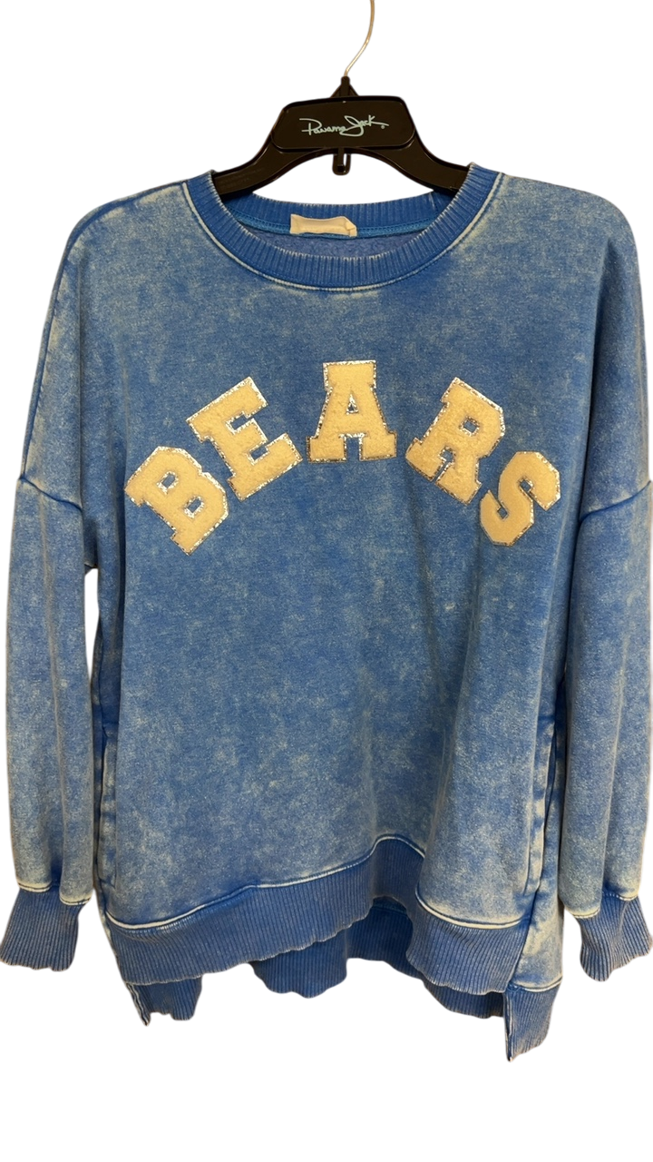 BEARS Sweatshirt Large Blue