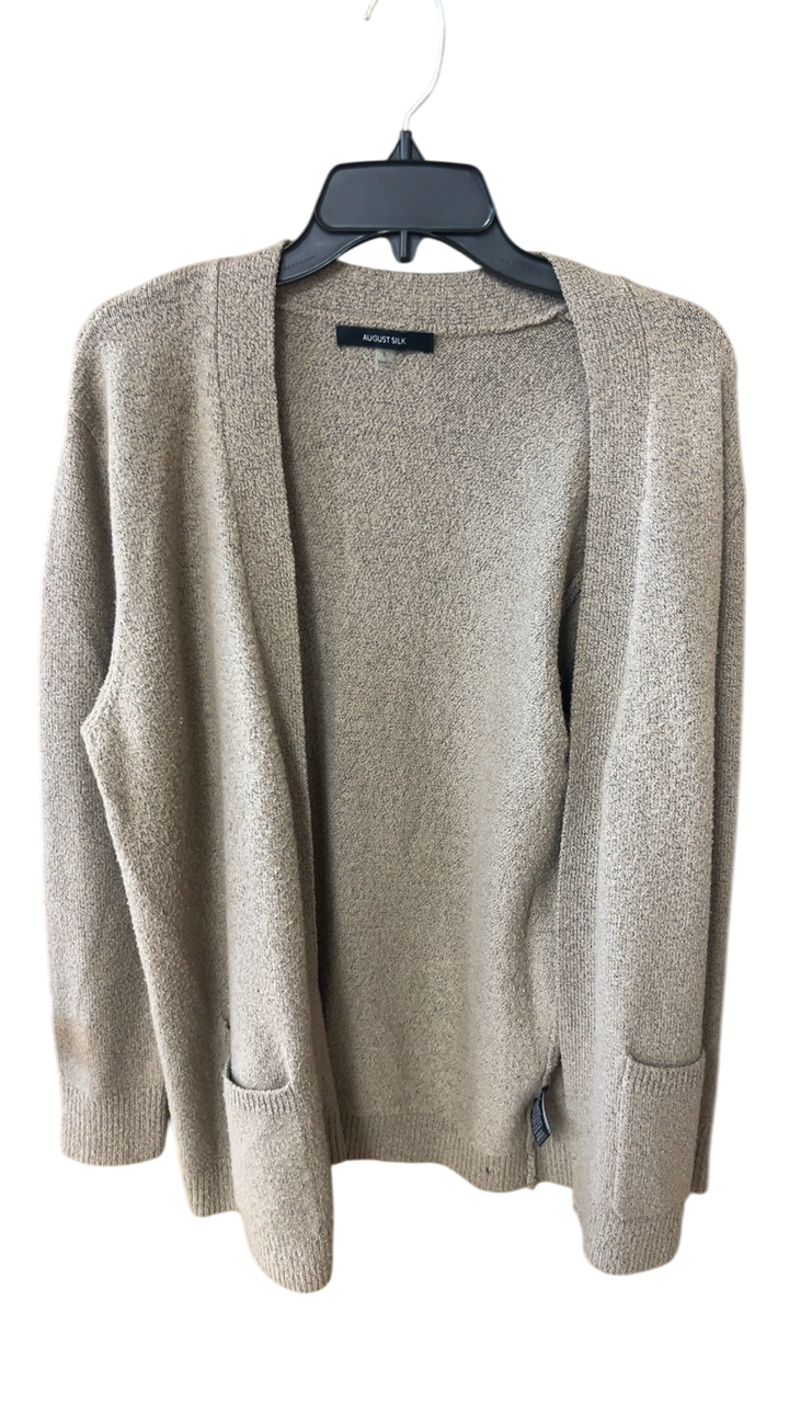 AUGUST SILK Cardigan Large Beige