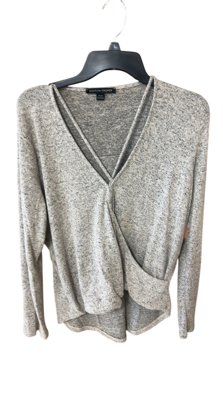 Boston Proper Sweater Medium Grey