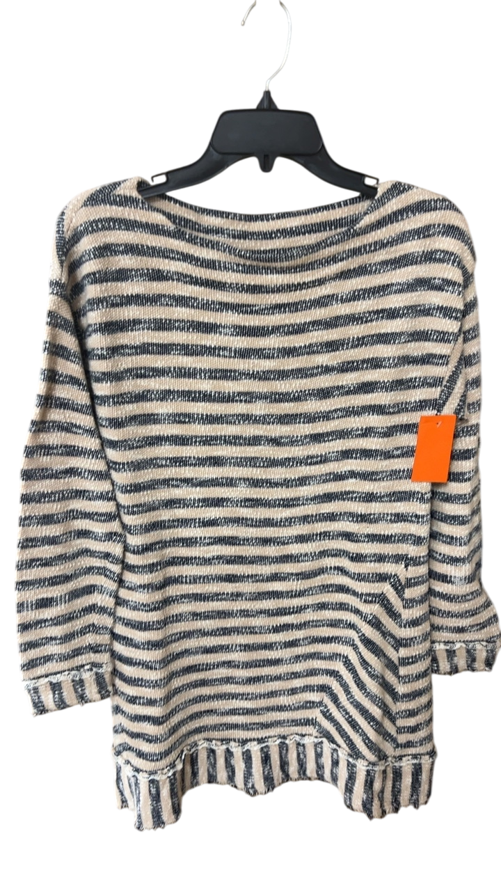 Sweater Large Beige and navy blue
