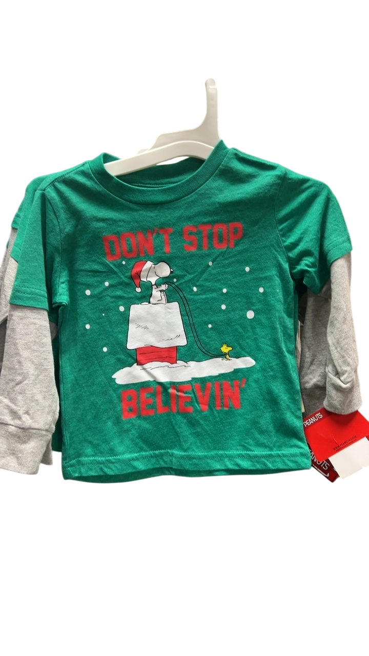 Christmas T-Shirt YOUTH 12m Green