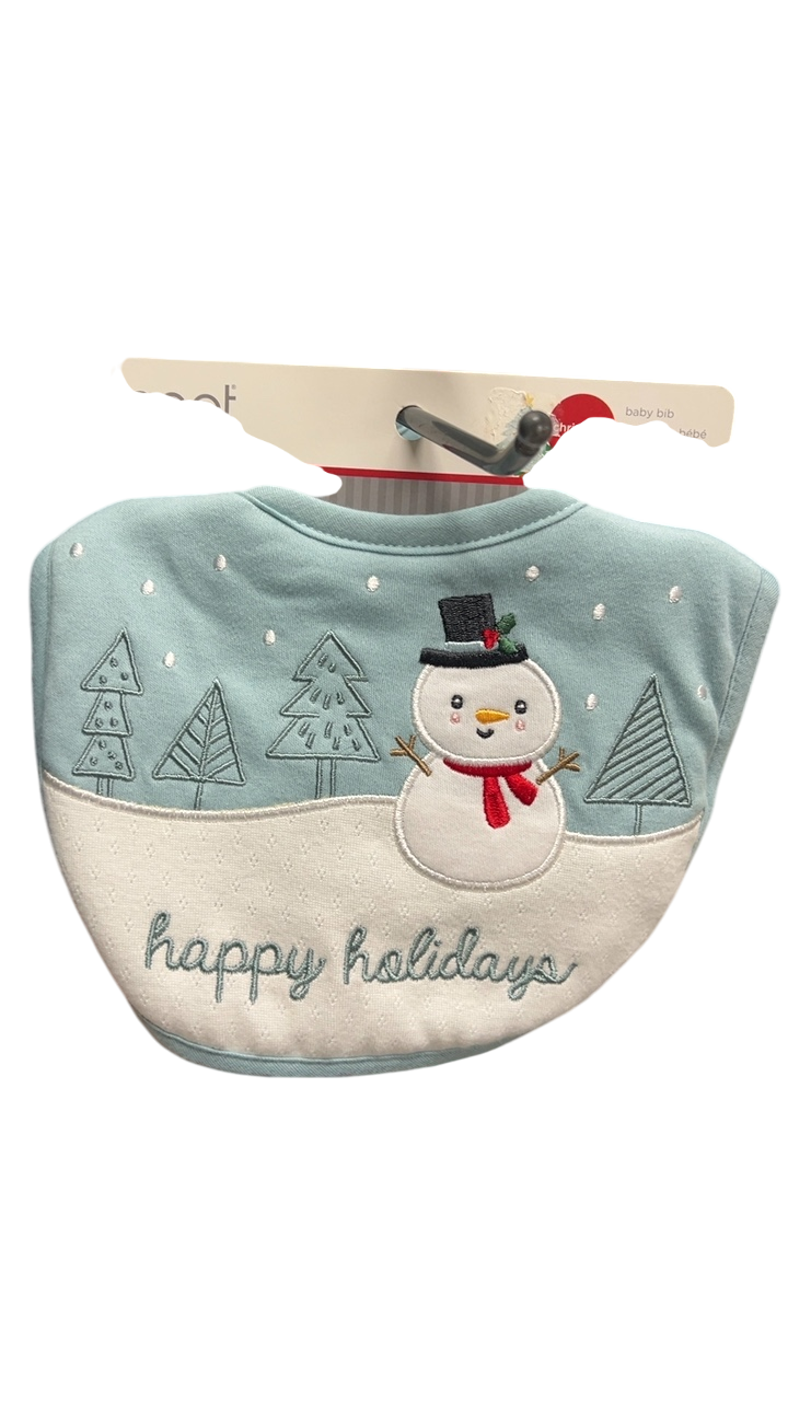 Carter's Bib Light Blue and White