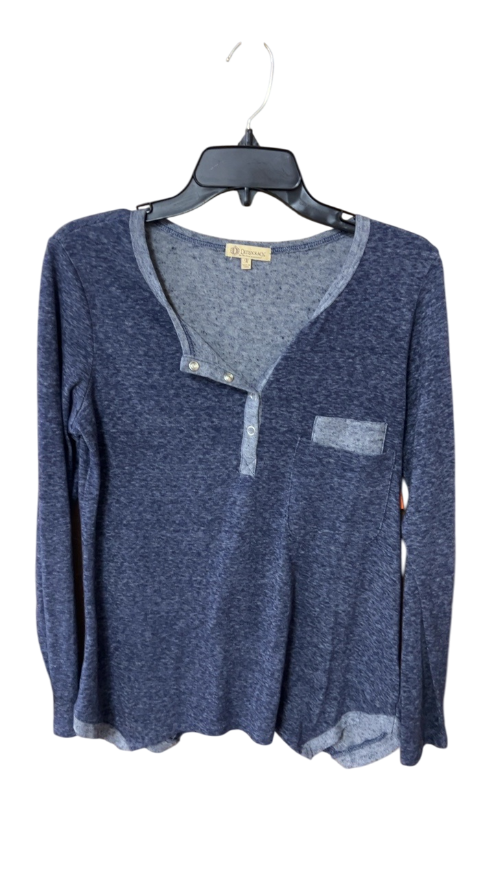 Democracy Shirt Medium Dark blue