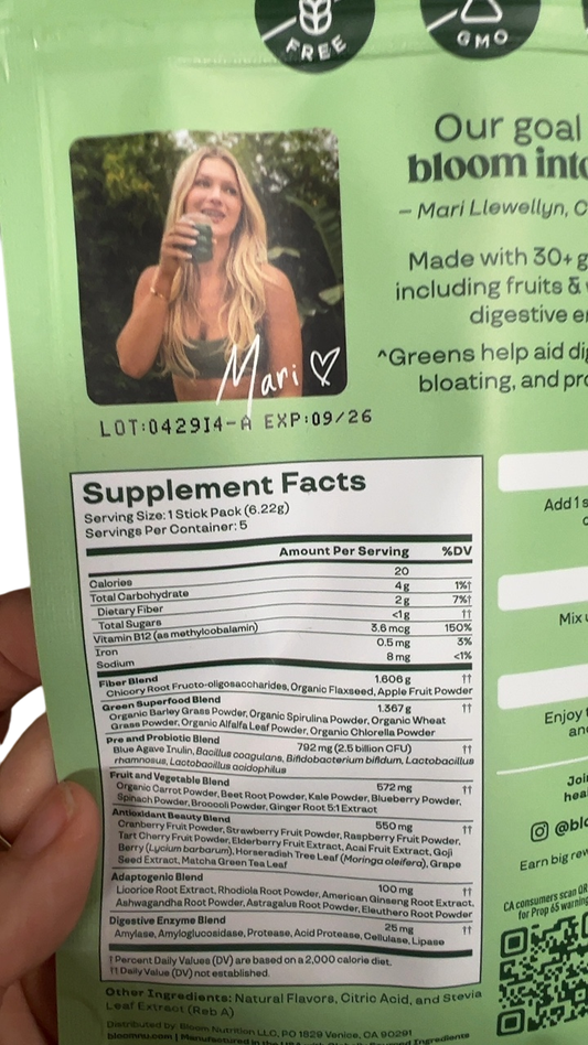 Bloom Supplement Green and Red