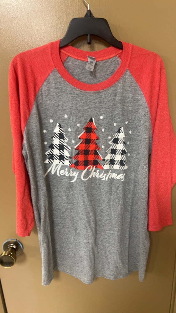 T-Shirt Medium Grey and Red