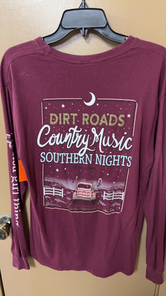 Long sleeve Burgundy