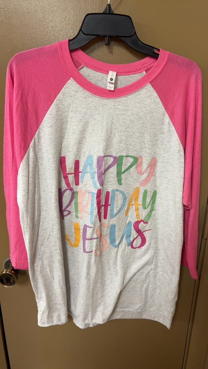 T-Shirt XL Gray and Pink