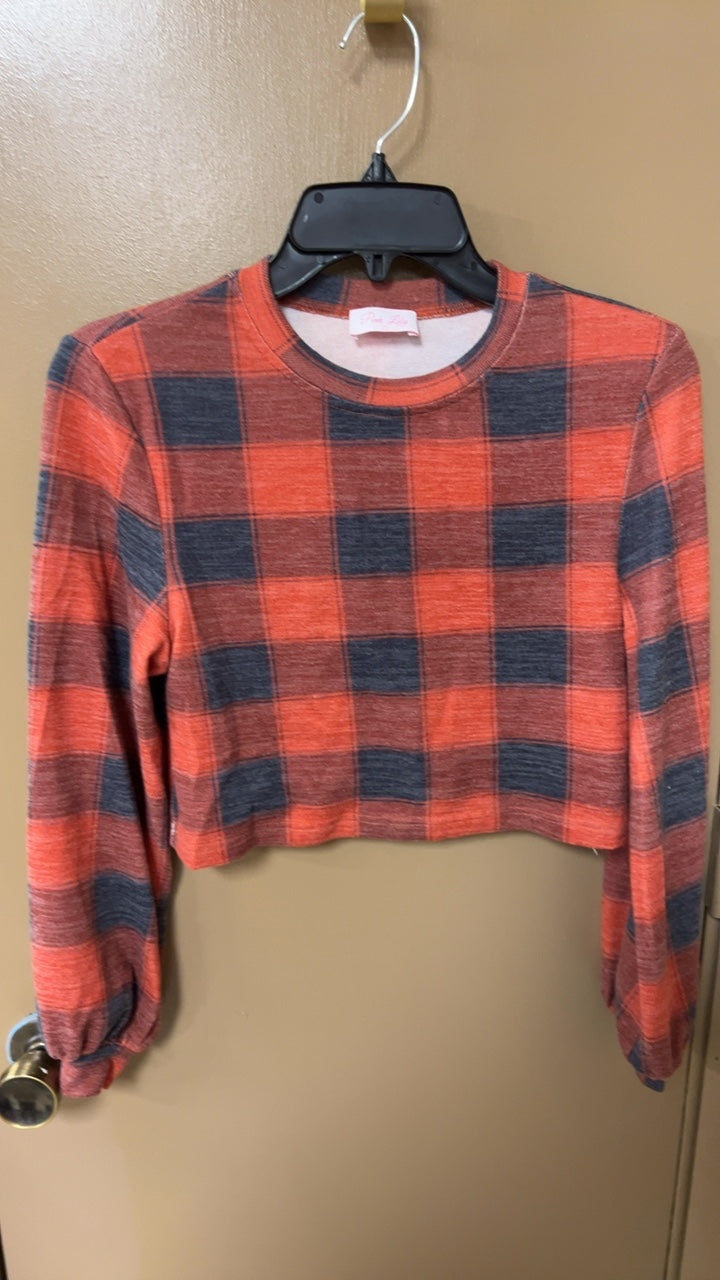 Sweater Small Red and dark gray