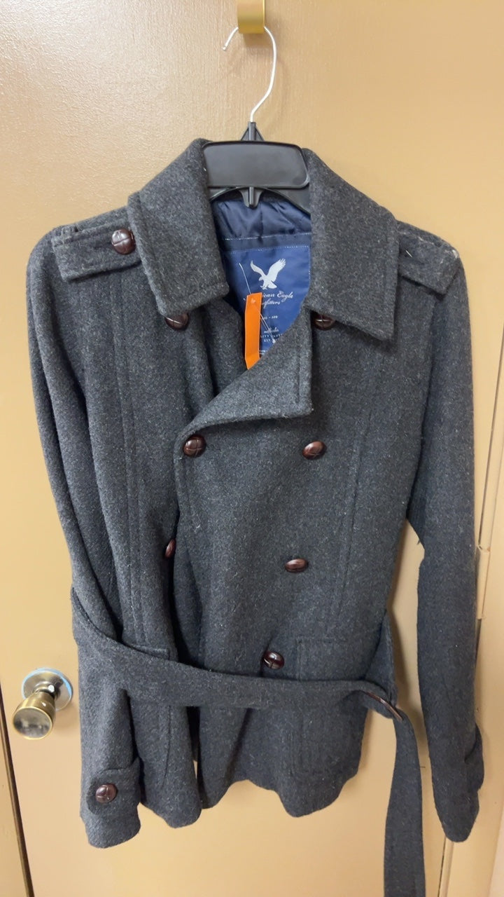 American Eagle Coat Medium Grey