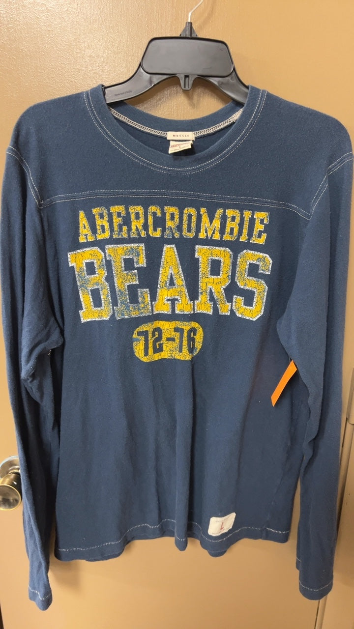 Abercrombie Sweatshirt Large Blue
