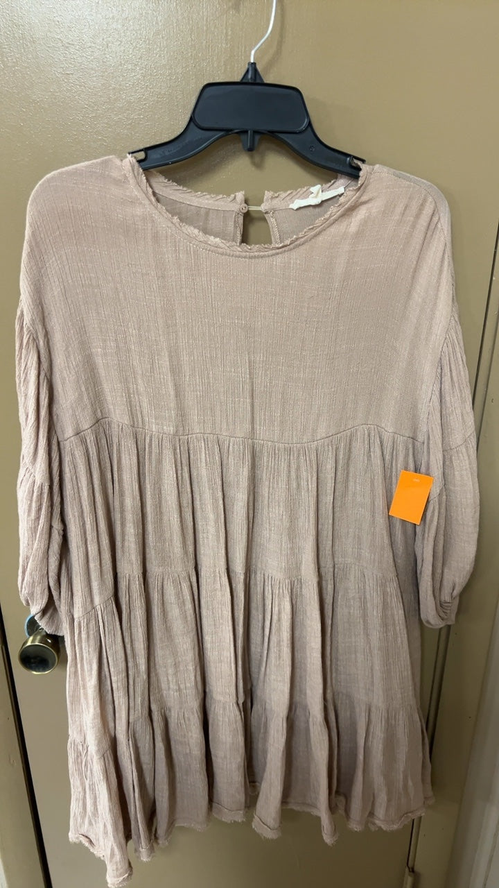 Tunic Sweater Small/Medium Beige