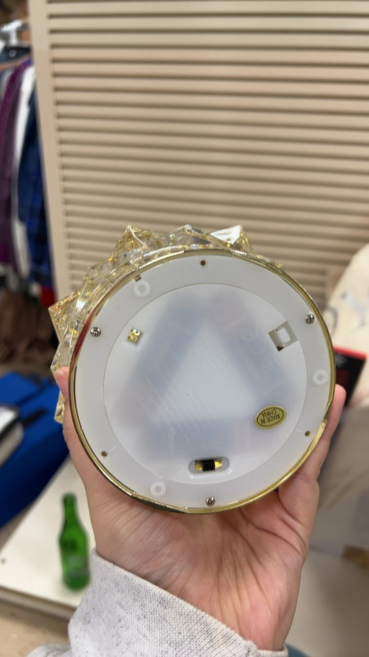 Decorative Item Gold and clear