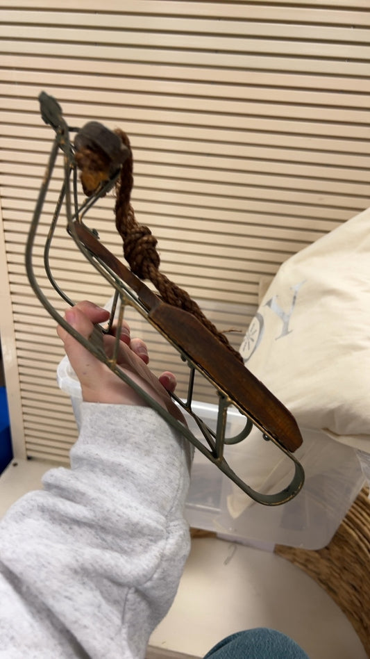 Decorative Sled Brown