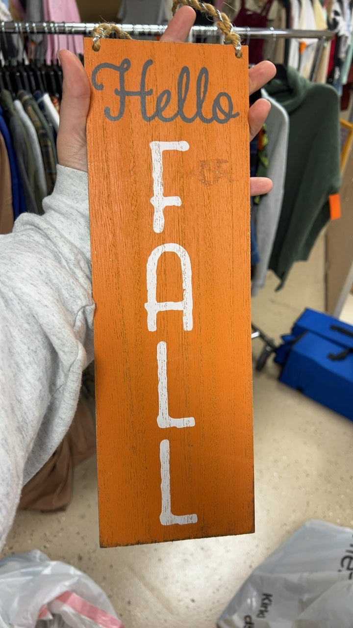 Sign Orange